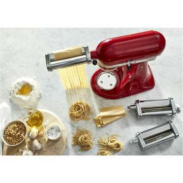 KitchenAid Pasta Roller & Cutter Set - Silver