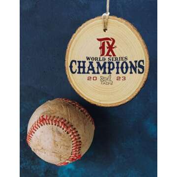 World Series Champions 2023, Christmas ornament, Texas Christmas decorations, Texas Wins, gift souvenir, Baseball game keepsake