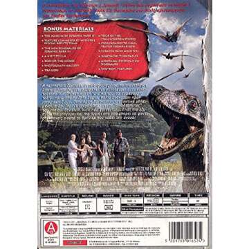 Jurassic Park III DVD Region 2 PAL 89 Min. Action | Adventure | Sci-fi Languages Dd 5.1: English | Magyar Subtitles: Greek | English | Polish | Magyar | Czech | Arabic.