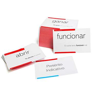 800 Spanish Conjugation Flash Cards - 200 Verbs with Full Examples in Both Spanish and English and 9 Different Tenses