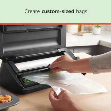 Custom Fit Vacuum Sealer Bags for Meal Prep & Sous Vide