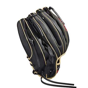 Wilson 2022 A700 11.5" Infield Baseball Glove - Black/Blonde/Red, Right Hand Throw