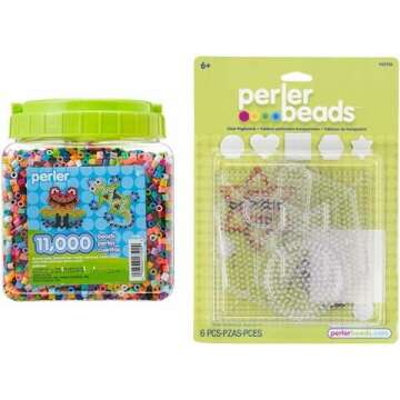 Colorful Perler Beads Set for Kids Crafts - 11,000 pcs 🎨