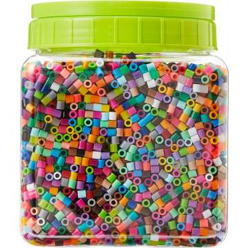 Perler Beads Set for Kids - 11,000 Colorful Pieces