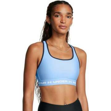 Under Armour Women’s Crossback Mid Impact Sports Bra