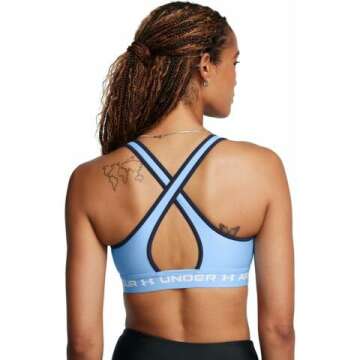 Under Armour Women’s Crossback Mid Impact Sports Bra