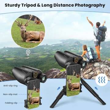 HD Binoculars for Bird Watching & Outdoor Adventures