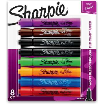 SHARPIE Flip Chart Markers - Bright Colors for School Presentations