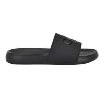 Calvin Klein Men's Wiston Sandals - Black Logo 002