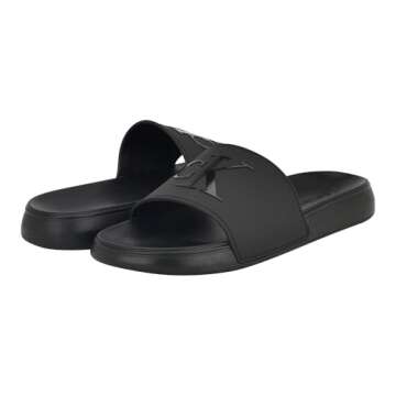 Calvin Klein Men's Wiston Sandals - Black Logo 002