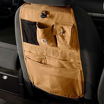 Carhartt Duck Seat Organizer - Durable Car Interior Storage