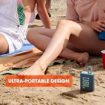 JBL Go 3 Bluetooth Speaker - Waterproof & Durable