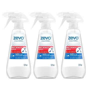 Zevo Multi Insect Killer Spray - 3 Bottles for Ants, Roaches & Flies