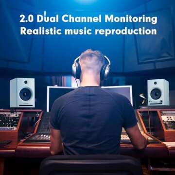 Ortizan C7 Dual-Mode Studio Monitors - Active Bluetooth