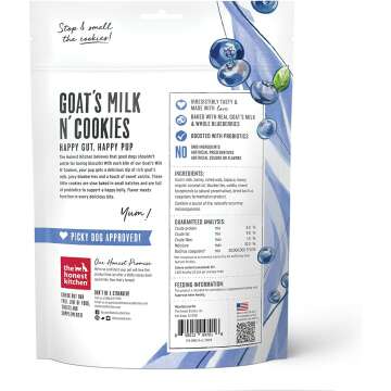 Goat's Milk N' Cookies with Blueberries & Vanilla