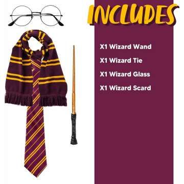 Wizard Costume Accessories Set for Halloween Fun