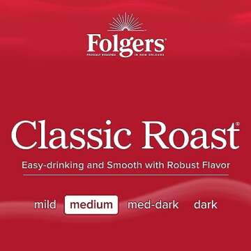 Folgers Classic Roast Instant Coffee 8oz