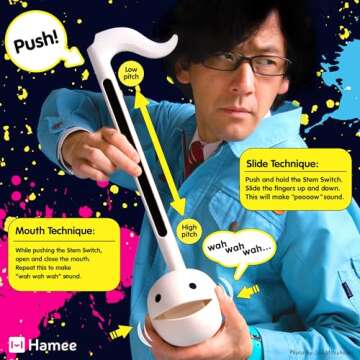 Otamatone Deluxe Synthesizer - Unique Music Instrument