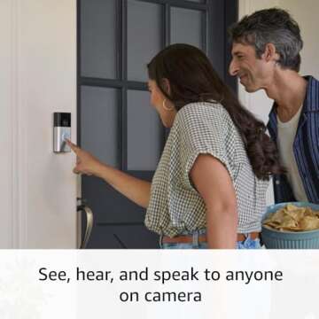 All-new Ring Battery Doorbell, Head-to-Toe Video, Live View with Two-Way Talk, and Motion Detection & Alerts (2024 release), Venetian Bronze