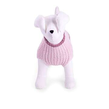 Barefoot Dreams CozyChic Disney Tiara Pet Sweater-Dog Clothes, Dog Sweater-Princess Dog-Royal Pet-Disney Dog-Spoiled Pet-Bella Pink, XS