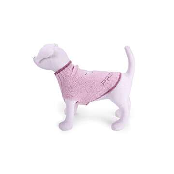 Barefoot Dreams CozyChic Disney Tiara Pet Sweater-Dog Clothes, Dog Sweater-Princess Dog-Royal Pet-Disney Dog-Spoiled Pet-Bella Pink, XS