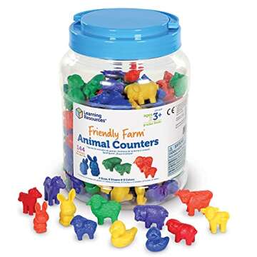 Learning Resources Friendly Farm Counters, Educational Counting & Sorting Toy, Set of 144