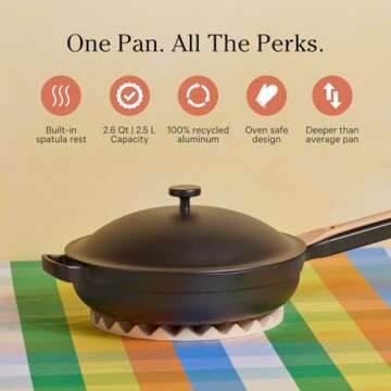 Our Place Home Cook Duo - Always Pan 2.0 & Perfect Pot Bundle | Multi-Functional Cookware Set Replaces 18 Pieces | Char