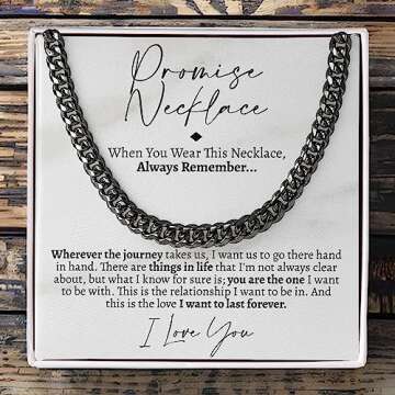 Cuban Chain Necklace for Him - Love You This Much