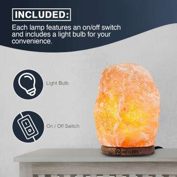 Himalayan Salt Lamp 2 Pack - Authentic & Hand Carved