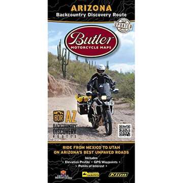 Butler Maps Backcountry Discovery Route Maps (Arizona)