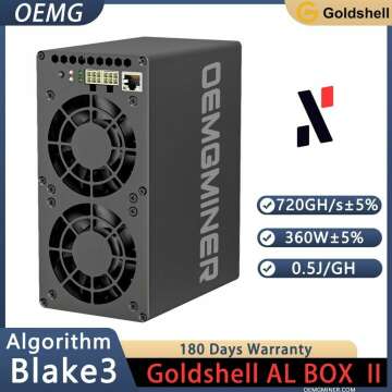 Goldshell AL BOX II: 720GH/S Alephium Asic Miner