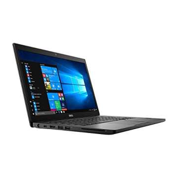 Dell Latitude 7490 14" FHD Laptop Computer, Intel Quad Core i5 8250U, 16GB DDR4 RAM, 512GB M.2-SATA, HDMI, CAM, Windows 10 Pro 64 Bit (Renewed)