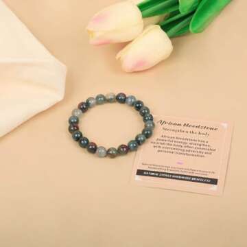 Gemstone Stretch Bracelet for Healing & Strength