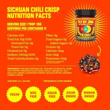 Sichuan Chili Crisp - Spicy Vegan Hot Sauce 6oz