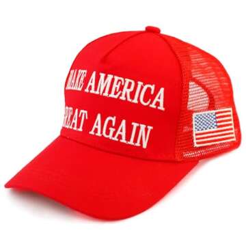 Nigua MAGA Hat,45-47 Trump 2024 Hat Make America Great Again Slogan Baseball Cap