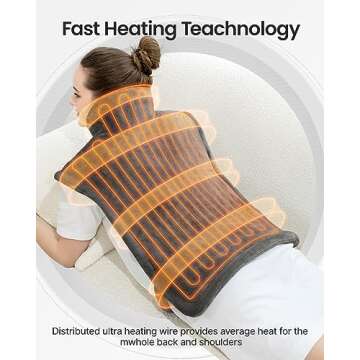 RENPHO Electric Heating Pad for Neck and Shoulders