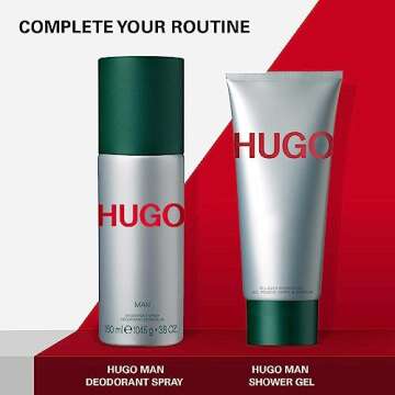 Hugo Boss HUGO Man Deodorant Stick – With Notes of Green Apple, Aromatic Notes & Fir Balsam – 2.4 oz.