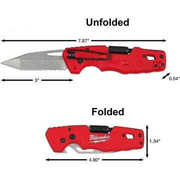 Milwaukee FASTBACK Folding Utility Knife - Versatile!