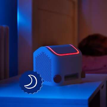 Yoto Player Kids Bluetooth Speaker - Plays Stories, Music, Podcasts, White Noise, Thermometer, Nightlight, Alarm Clock