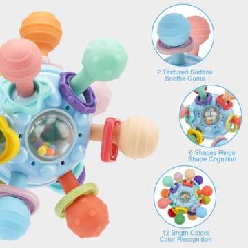 TOHIBEE Montessori Sensory Toys for Babies