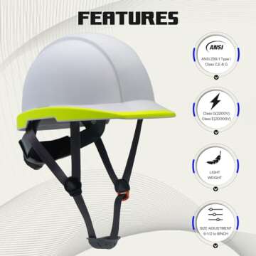 LOHASWORK Hard Hats - OSHA Approved Safety Helmet for Adults