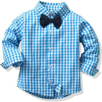 Boys Gentleman Outfit with Detachable Suspenders