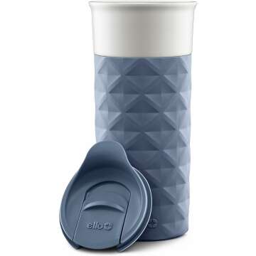 Ello Ogden Ceramic Travel Mug with Friction-Fit Lid