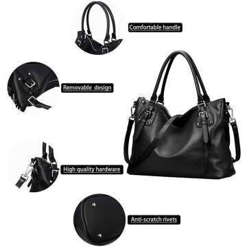 Heshe Leather Purse & Handbags