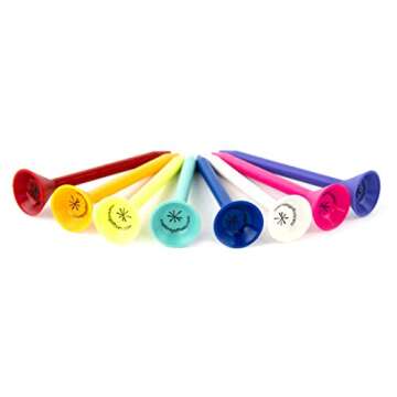 ProActive Sports Martini Golf 3-1/4" Durable Plastic Tees 5-Pack (Assorted Colors)