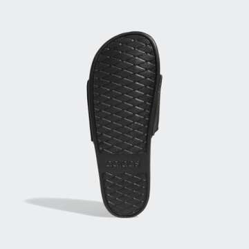 Adidas Adilette Comfort Slide Sandal - Black/Gold