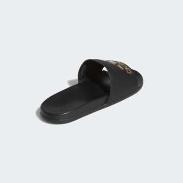 Adidas Adilette Comfort Slide Sandal - Black/Gold