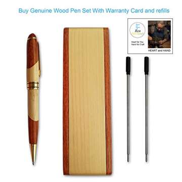 Luxury Wooden Ballpoint Pen Gift Set for Any Occasion