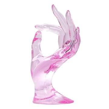 Stylish Pink Tiggell Mannequin Jewelry Display Stand