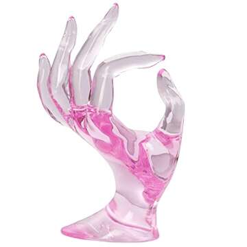 Stylish Pink Tiggell Mannequin Jewelry Display Stand